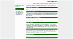 Desktop Screenshot of log4javascript.org