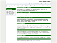 Tablet Screenshot of log4javascript.org